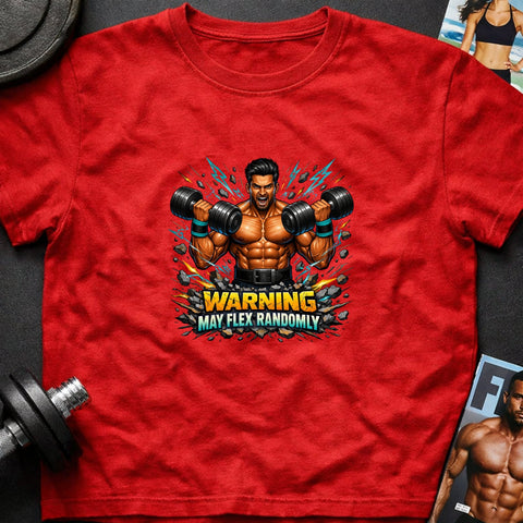 Warning May Flex Randomly – South Asian Male Dumbbells Edition - Laugh Suppy