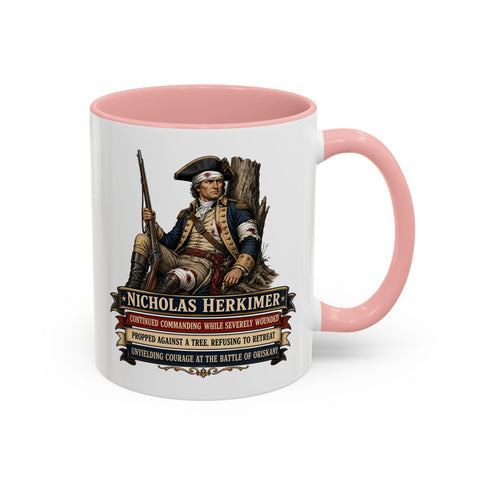 Nicholas Herkimer Historical Coffee Mug — Revolutionary War Patriot Tribute