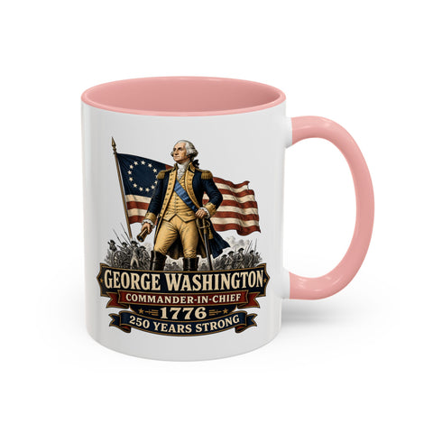 George Washington 1776 Mug – Patriotic 250th Anniversary Coffee Mug - Laugh Suppy