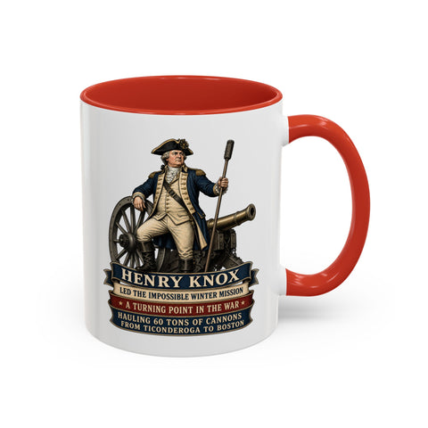 Henry Knox History Coffee Mug — Patriotic 250th Anniversary Coffee Mug