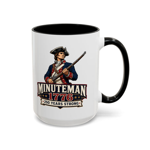 Minuteman 1776 Mug – Patriotic 250th Anniversary Coffee Mug - Laugh Suppy