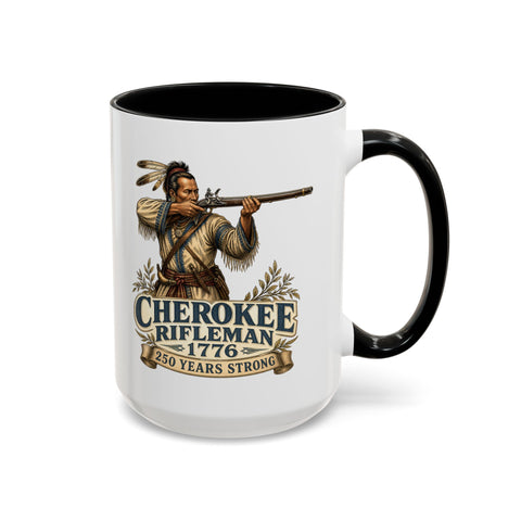 Cherokee Rifleman 1776 Coffee Mug — 250 Years Anniversary Edition