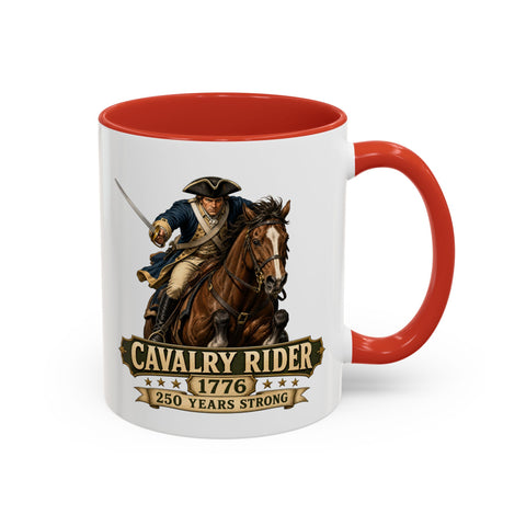 Cavalry Rider (Brown Horse) 1776 Mug – 250th Anniversary Edition - Laugh Suppy