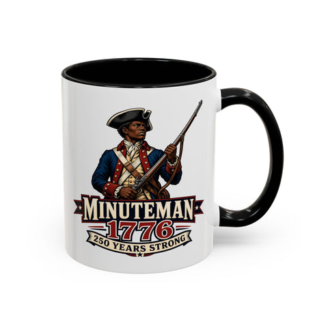 Minuteman 1776 Coffee Mug — Patriotic Revolutionary War 250 Years