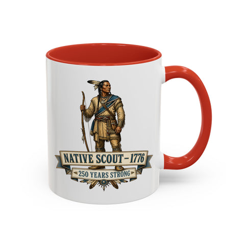 Native Scout Coffee Mug - 1776 Native Scouts Shaped The Early American Frontier