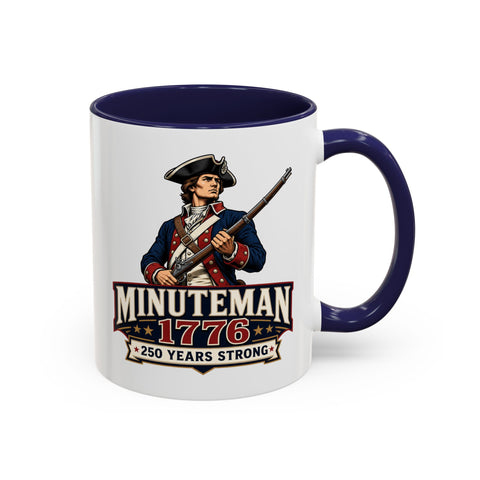 Minuteman 1776 Mug – Patriotic 250th Anniversary Coffee Mug - Laugh Suppy