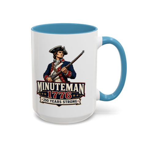 Minuteman 1776 Mug – Patriotic 250th Anniversary Coffee Mug - Laugh Suppy