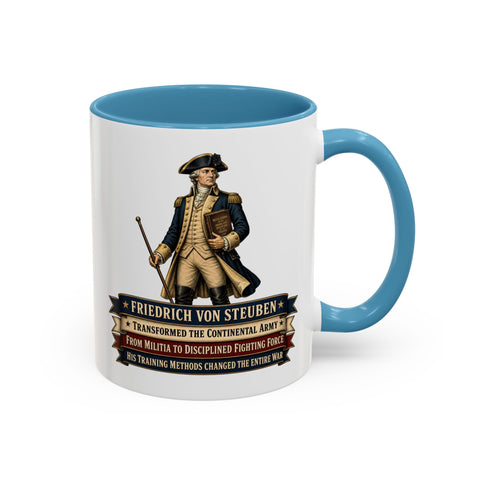 Friedrich von Steuben – Patriotic 250th Anniversary Coffee Mug