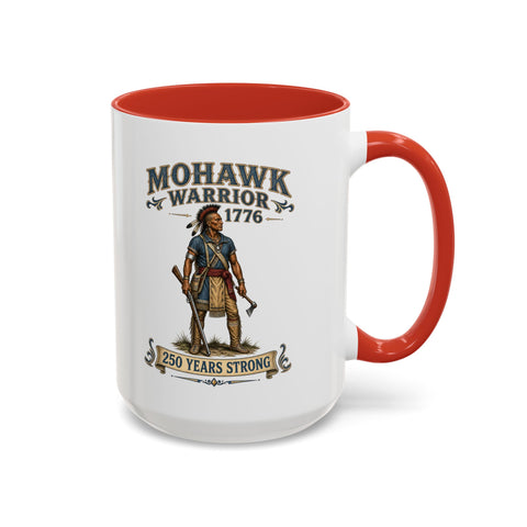 Mohawk Warrior Coffee Mug – 1776 Heritage Design