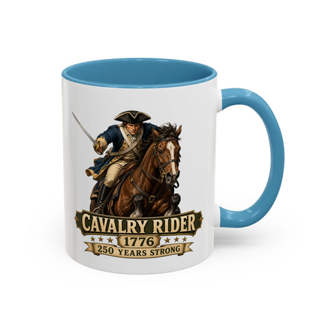 Cavalry Rider (Brown Horse) 1776 Mug – 250th Anniversary Edition - Laugh Suppy