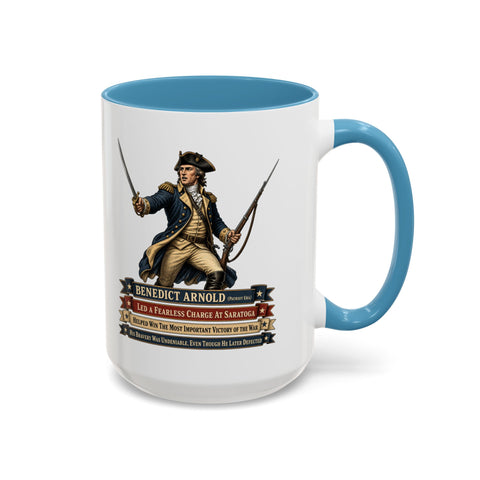 Benedict Arnold 1776 Mug – Hero of Saratoga Coffee Mug