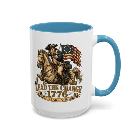 Lead the Charge 1776 Mug (Mounted Edition) – 250th Anniversary Gift