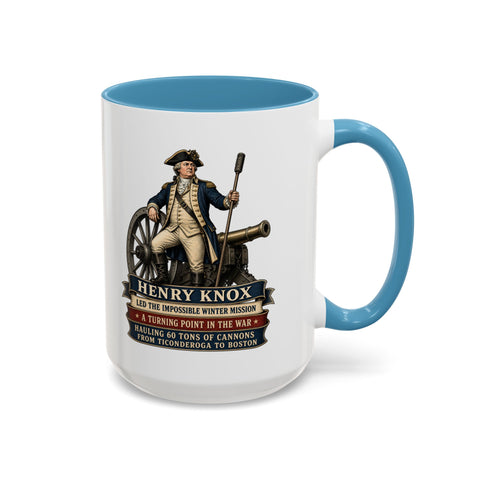 Henry Knox History Coffee Mug — Patriotic 250th Anniversary Coffee Mug