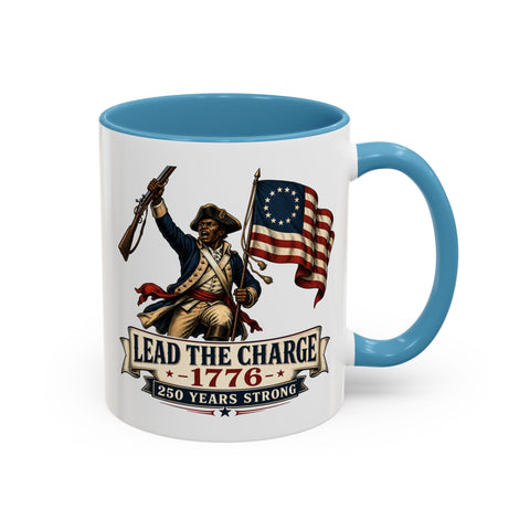 Lead the Charge 1776 Coffee Mug — Patriotic Revolutionary War