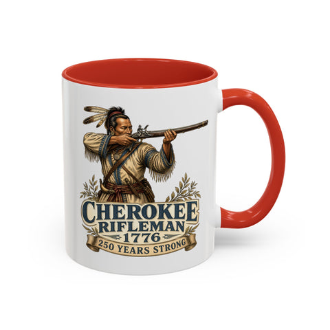 Cherokee Rifleman 1776 Coffee Mug — 250 Years Anniversary Edition