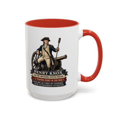 Henry Knox History Coffee Mug — Patriotic 250th Anniversary Coffee Mug