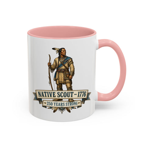 Native Scout Coffee Mug - 1776 Native Scouts Shaped The Early American Frontier