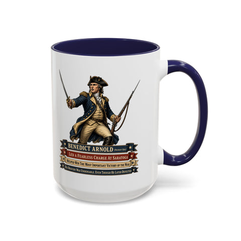 Benedict Arnold 1776 Mug – Hero of Saratoga Coffee Mug