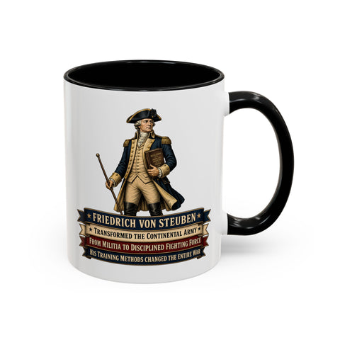 Friedrich von Steuben – Patriotic 250th Anniversary Coffee Mug