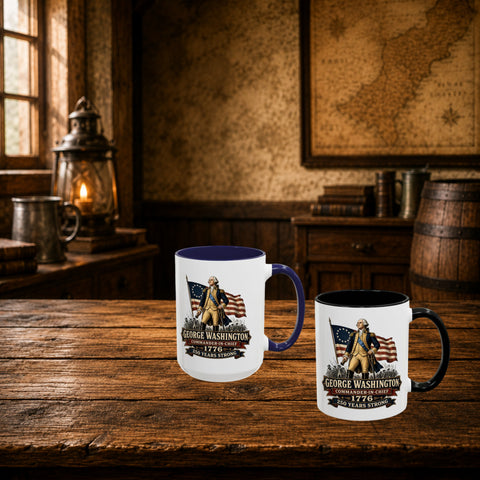 George Washington 1776 Mug – Patriotic 250th Anniversary Coffee Mug