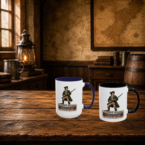 Ethan Allen 1776 – Patriotic 250th Anniversary Coffee Mug - Laugh Suppy