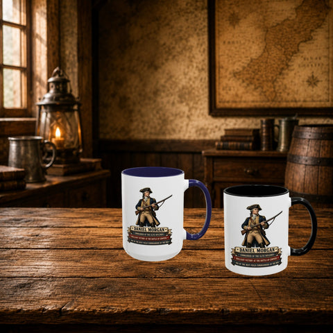 Daniel Morgan 1776 – Patriotic 250th Anniversary Coffee Mug - Laugh Suppy