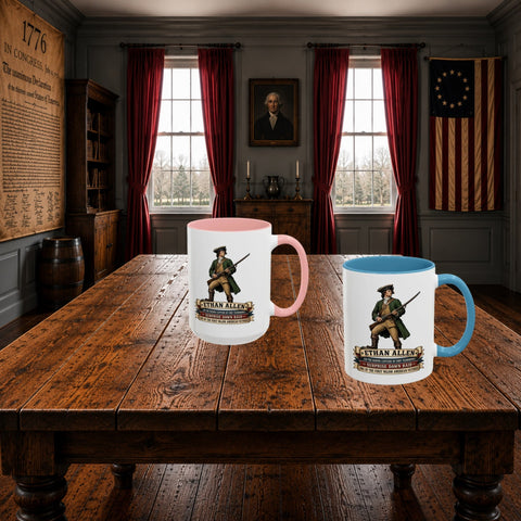 Ethan Allen 1776 – Patriotic 250th Anniversary Coffee Mug - Laugh Suppy