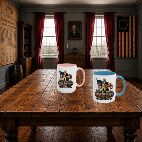 George Washington 1776 Mug – Patriotic 250th Anniversary Coffee Mug