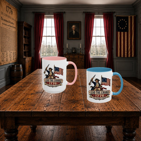 Lead the Charge 1776 Mug – 250th Anniversary Edition - Laugh Suppy