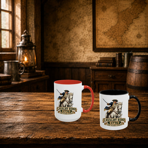 Cavalry Rider (White Horse) 1776 Mug – 250th Anniversary Edition
