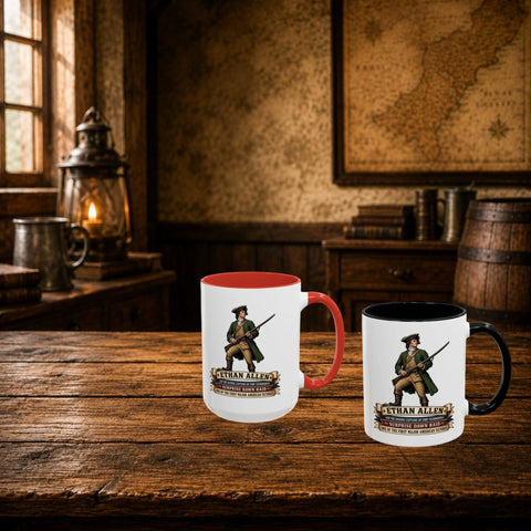 Ethan Allen 1776 – Patriotic 250th Anniversary Coffee Mug - Laugh Suppy
