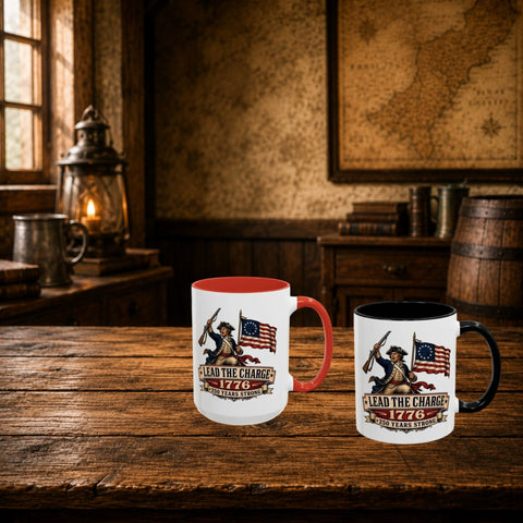 Lead the Charge 1776 Mug – 250th Anniversary Edition - Laugh Suppy