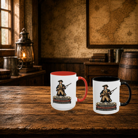 Daniel Morgan 1776 – Patriotic 250th Anniversary Coffee Mug - Laugh Suppy