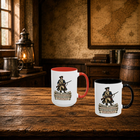 Israel Putnam Revolutionary Coffee Mug — Patriotic 250th Anniversary Coffee Mug - Laugh Suppy