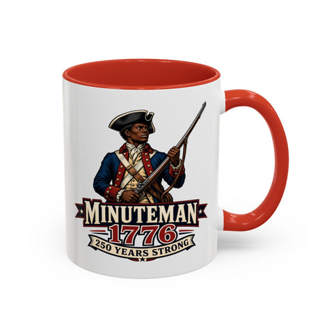 Minuteman 1776 Coffee Mug — Patriotic Revolutionary War 250 Years