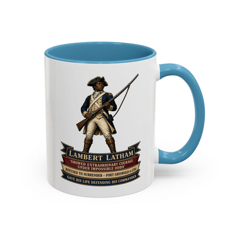 Lambert Latham Revolutionary Soldier Coffee Mug — Extraordinary Courage Against Impossible Odds
