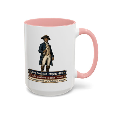 James Armistead Lafayette Historical Coffee Mug — Revolutionary War Spy Tribute