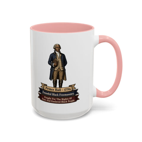 Prince Hall 1770s Commemorative Coffee Mug — Founded Black Freemasonry
