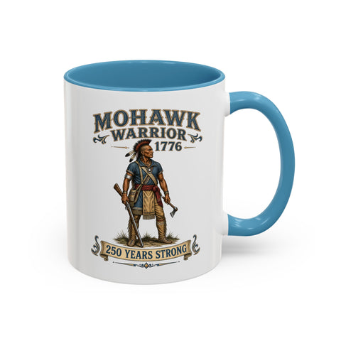 Mohawk Warrior Coffee Mug – 1776 Heritage Design