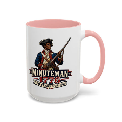 Minuteman 1776 Coffee Mug — Patriotic Revolutionary War 250 Years