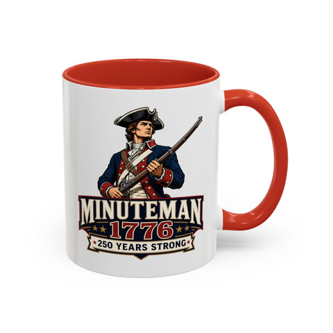 Minuteman 1776 Mug – Patriotic 250th Anniversary Coffee Mug - Laugh Suppy