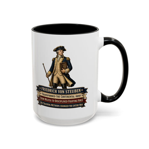 Friedrich von Steuben – Patriotic 250th Anniversary Coffee Mug