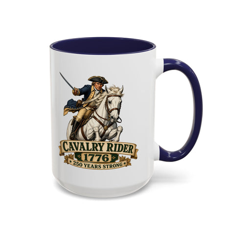 Cavalry Rider (White Horse) 1776 Mug – 250th Anniversary Edition - Laugh Suppy