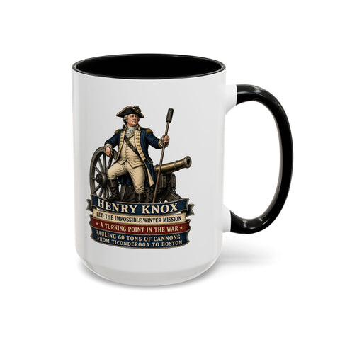 Henry Knox History Coffee Mug — Patriotic 250th Anniversary Coffee Mug