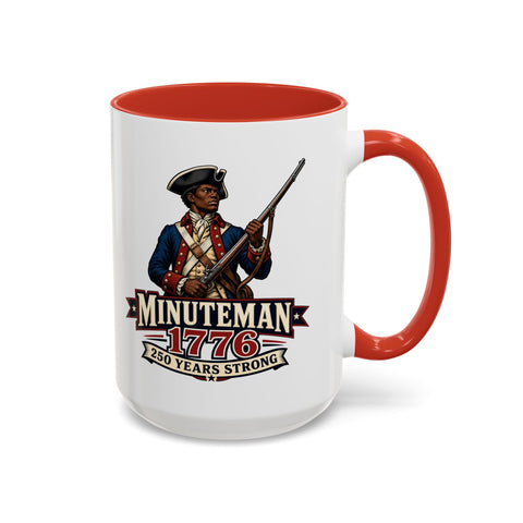 Minuteman 1776 Coffee Mug — Patriotic Revolutionary War 250 Years