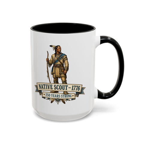 Native Scout Coffee Mug - 1776 Native Scouts Shaped The Early American Frontier