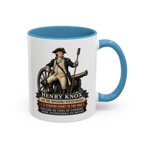 Henry Knox History Coffee Mug — Patriotic 250th Anniversary Coffee Mug