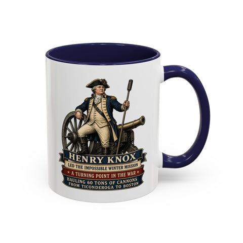 Henry Knox History Coffee Mug — Patriotic 250th Anniversary Coffee Mug