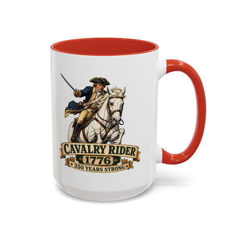 Cavalry Rider (White Horse) 1776 Mug – 250th Anniversary Edition - Laugh Suppy