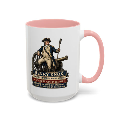 Henry Knox History Coffee Mug — Patriotic 250th Anniversary Coffee Mug